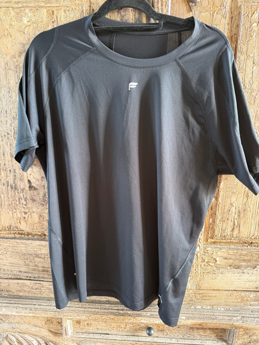 Fabletics Black Short-Sleeve Performance Tee